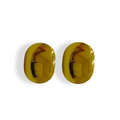 Aretes ovalados lisos