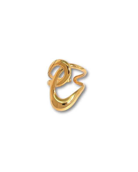 Anillo curvas enlazadas