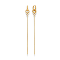 Hoops largos colgantes elegantes