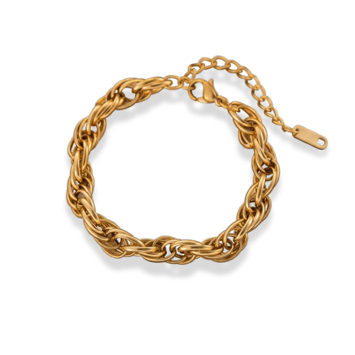 Pulsera tipo torzal chunky