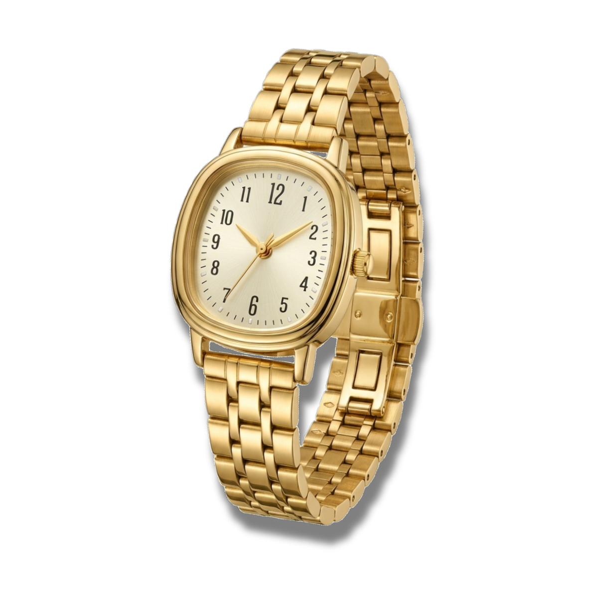 Reloj pequeño de fondo blanco